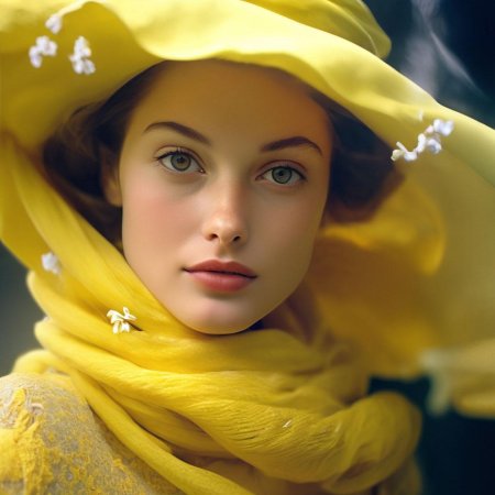 Девушка в желтом