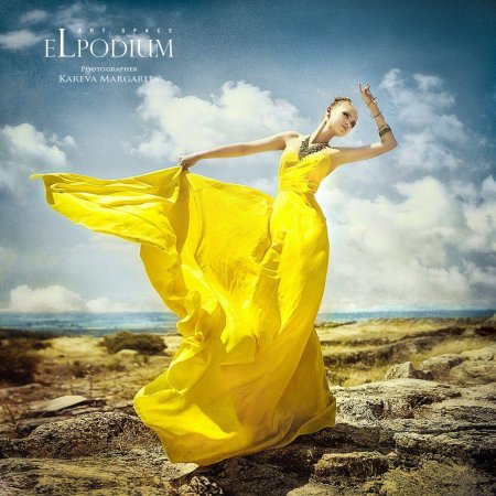 Фотосессия в желтом цвете