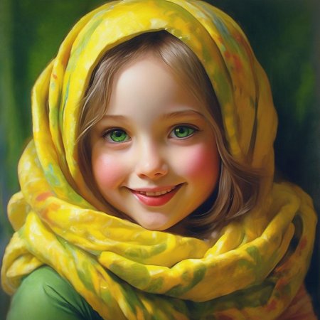 Девочка в платке