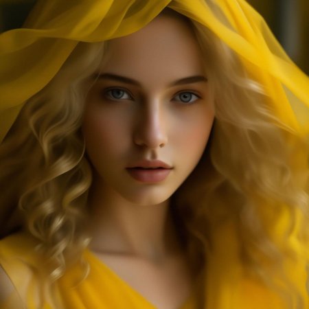 Красивая блондинка