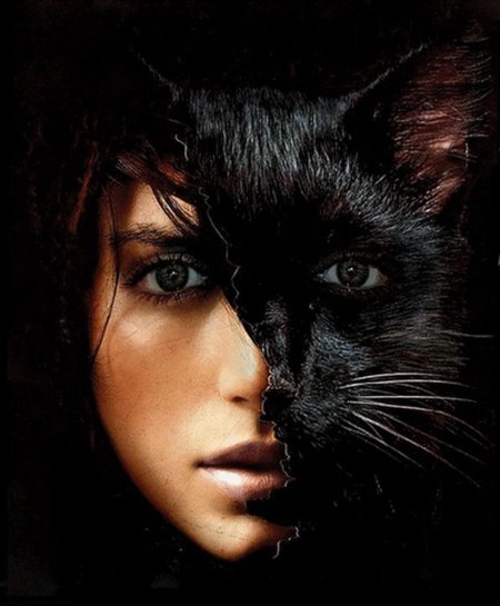 Девушка с пантерой