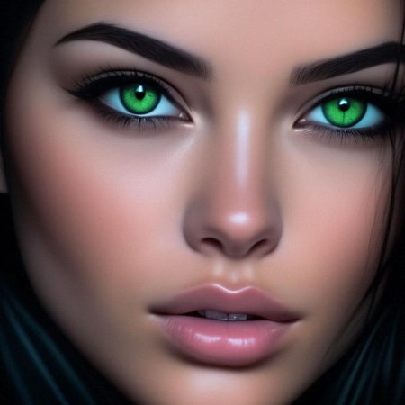 Красивая лицо