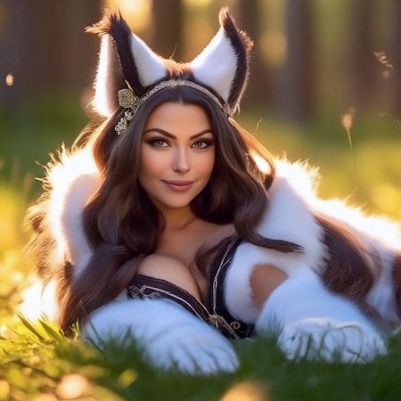 Девушка рысь