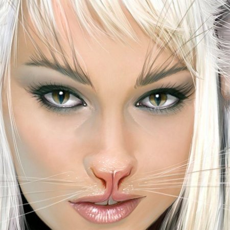 Женщина с кошачьими глазами