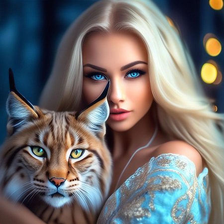 Красивая девушка блондинка