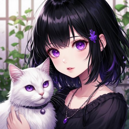 Фиолетовые глаза