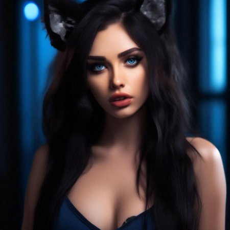 Темные волосы голубые глаза