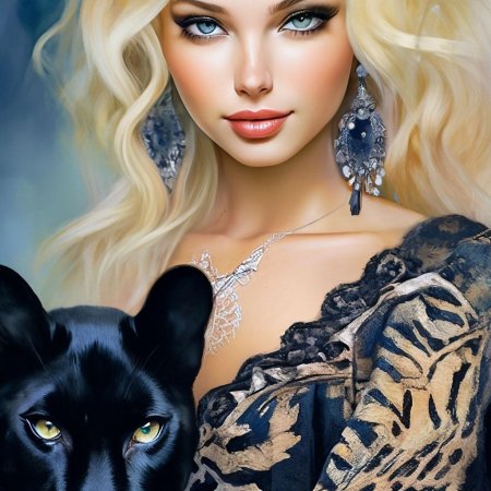 Очень красивая блондинка