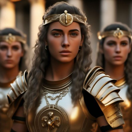 Девушка воительница