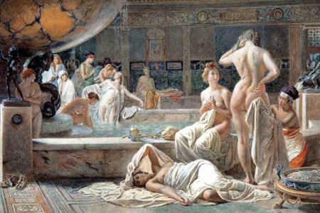 Римские бани картина