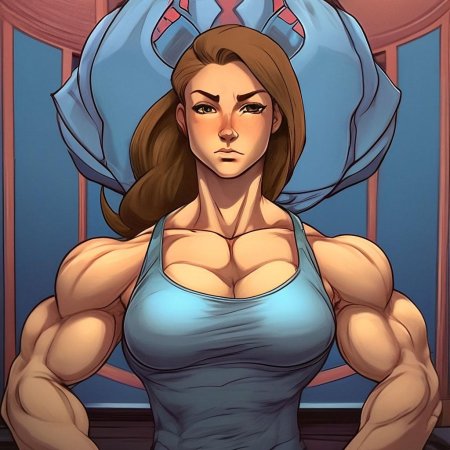 Мышцы девушки