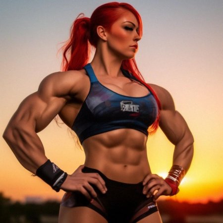 Сильная девушка