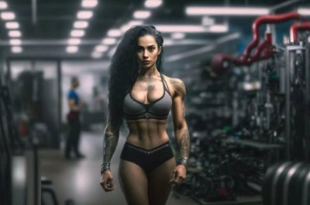 Фитнес женщина