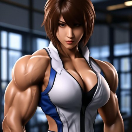 Мощная девушка