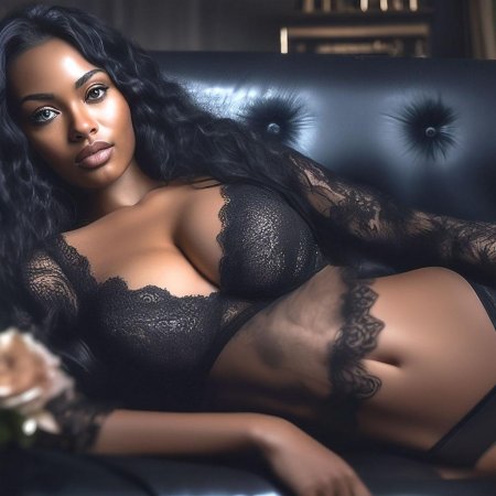 Черное кружевное белье