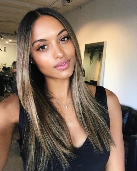 Цвет волос для смуглых девушек