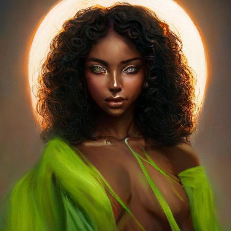 Кудрявая девушка