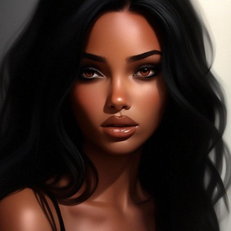 Темноволосая девушка