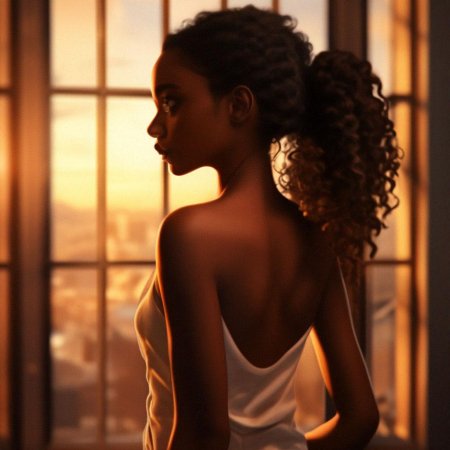 Девушка мулатка