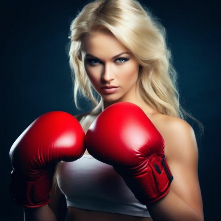 Спортивная блондинка