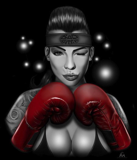 Бокс девушки