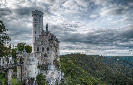 Неоготический замок Лихтенштейн