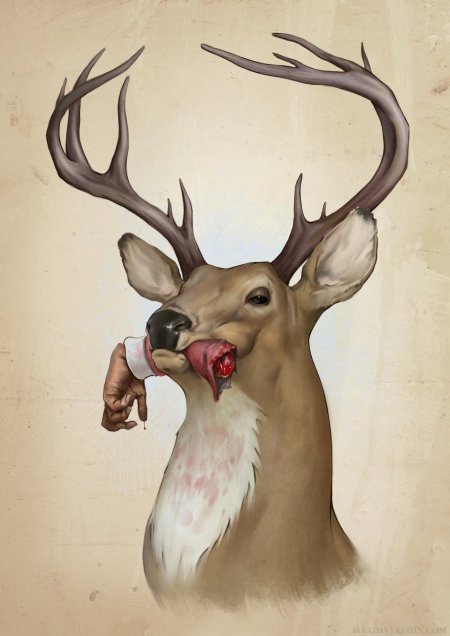 Скандинавский олень Эйктюрнир