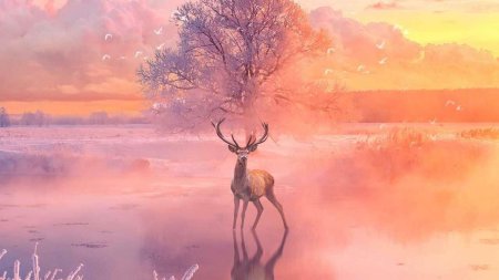 Красивый олень