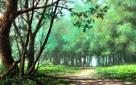 Аниме лес