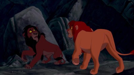 Король Лев Симба и шрам