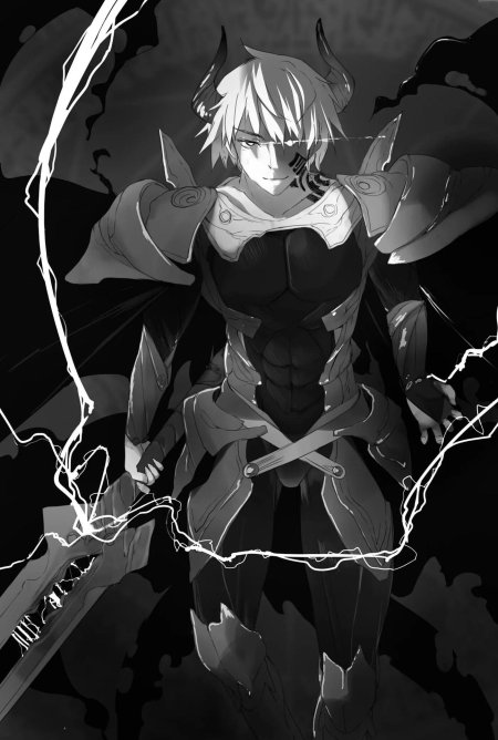 Дьябло из аниме Повелитель тьмы другого мира