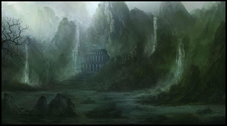 Руины фэнтези арт