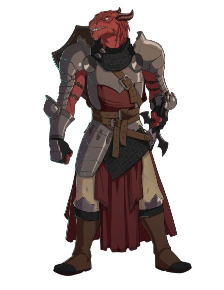 Драконорождённый Паладин ДНД