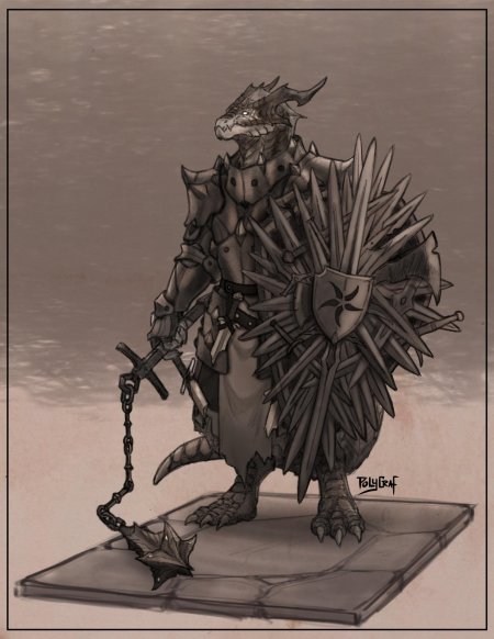 Драконорожденный ДНД 5 арт