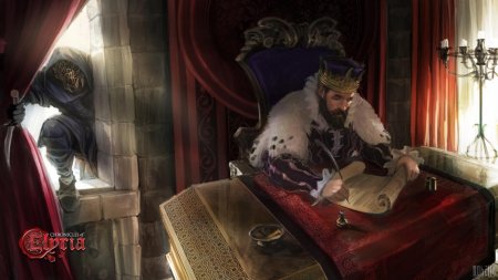 Король Артур на троне