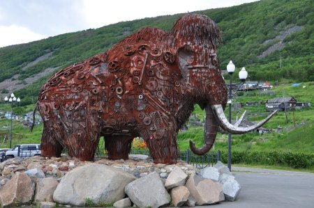 Магадан мамонт памятник
