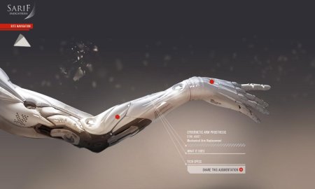 Протез руки бионический киберпанк