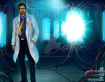Доктор-ученый концепт-арт