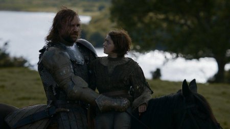 Сандор Клиган и Арья Старк