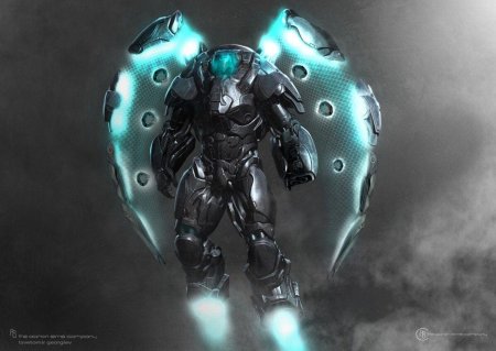 Био-экзо броня концепт арт