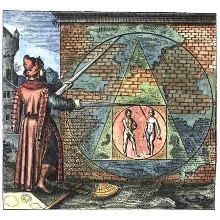 Философский камень гравюра Алхимия