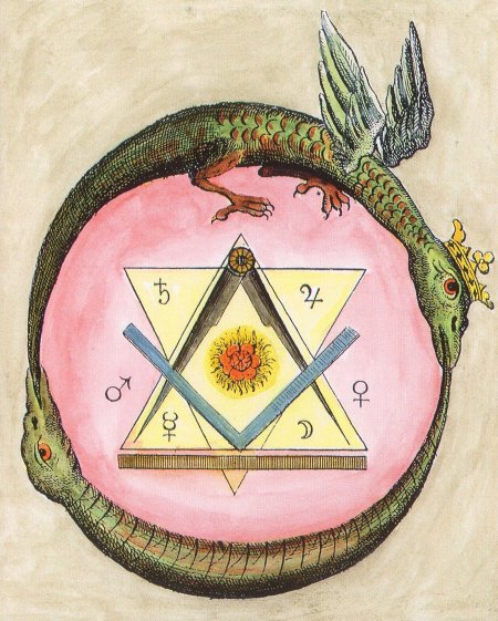 Змей Уроборос Алхимия
