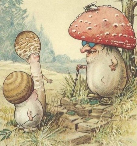 Гриб рисунок