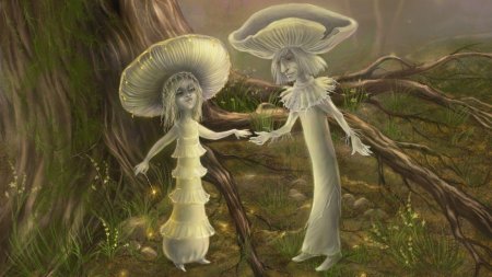 Бледная поганка гриб арт