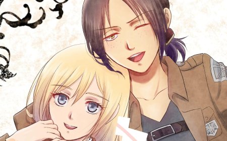 Атака титанов Хистория и Имир