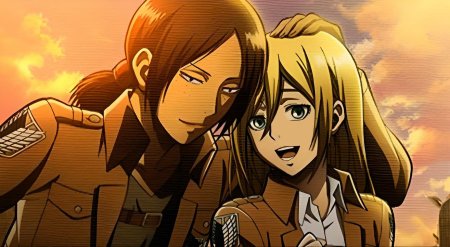 Атака титанов Хистория и Имир