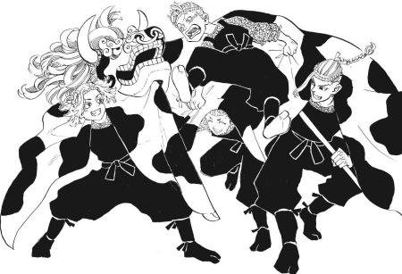 Баджи Токийские Мстители аниме