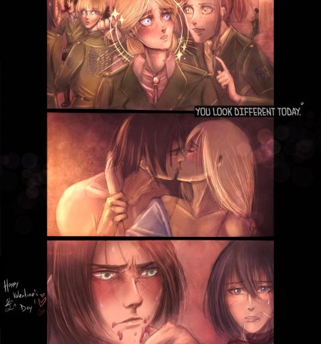 Атака титанов Эрен и Хистория