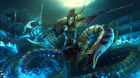 Девушка монстр арт