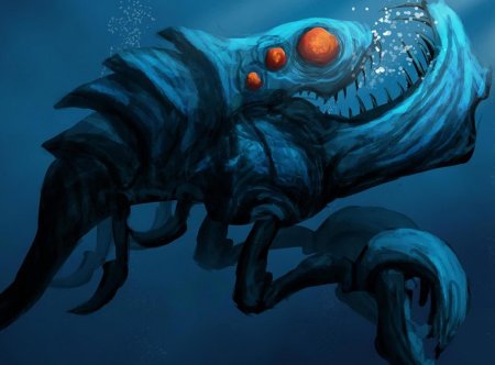 Кракен Левиафан Subnautica